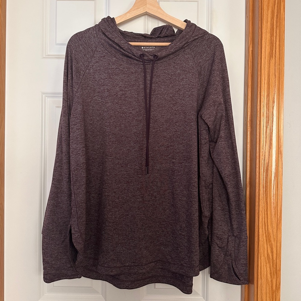 Athleta mauve work out top